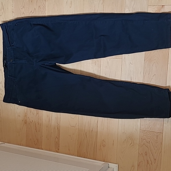 Navy blue cropped Calvin Klein jeans, size 16 - Picture 2 of 5